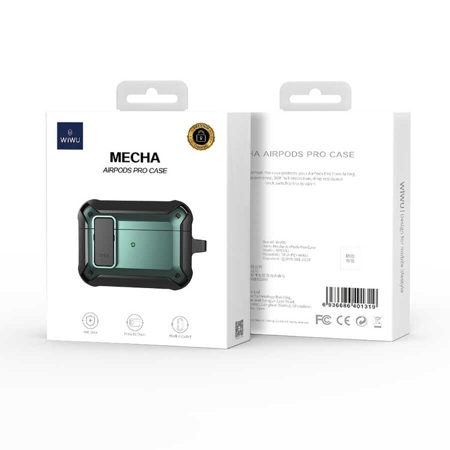 Wiwu Mecha Airpods Kılıfı - 2 Wiwu Mecha Airpods Kılıfı - 2